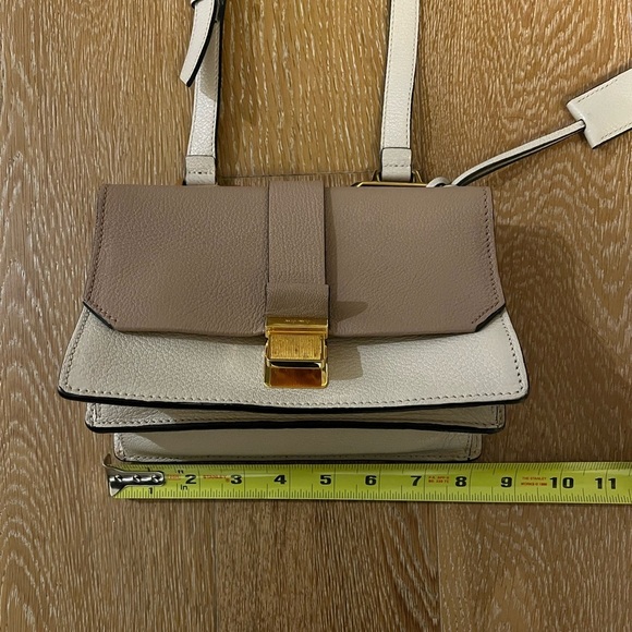 Miu Miu Crossbody bag 2015 leather two tone neutrals excellent used condition - Picture 14 of 16